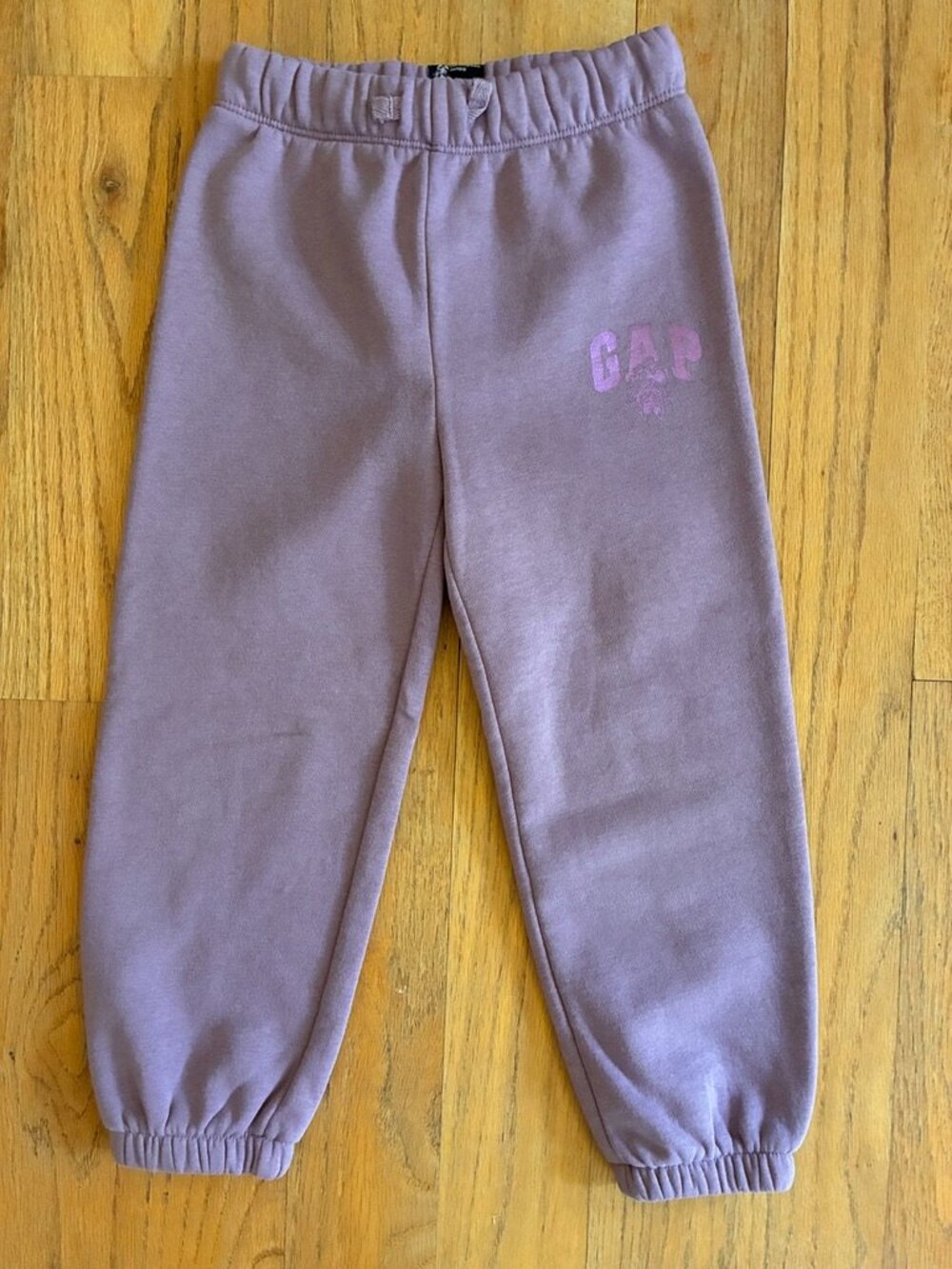 GAP x Disney Girls Purple Minnie Mouse Jogger Sweatpants Size 4